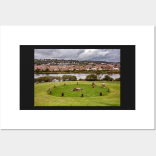 Sandy Water Park, Llanelli, Carmarthenshire, Wales Posters and Art